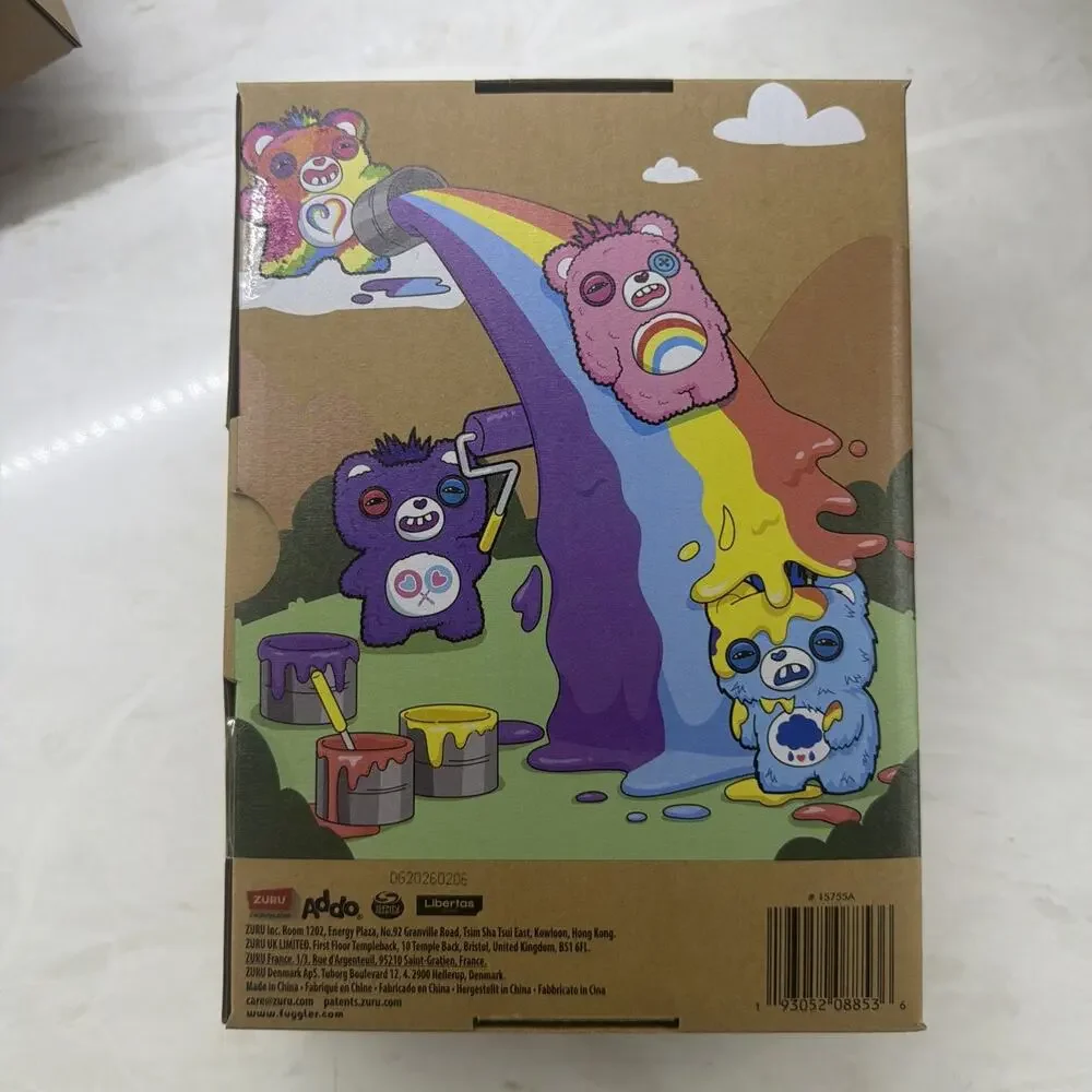 Fuggler X Care Bears Set Of 3 (Cheer Share & Grumpy) 9ich Ugly Plush Dolls - Picture 6 of 8